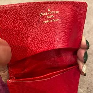 Vuitton WALLET /CARD holder. EUC